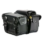 11" Motorcycle Pvc Braided Studded Saddlebags W/ Concho For Suzuki - SDA23. Fixed Price $135.74.