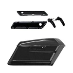 Black Saddlebag Hinge Cover W/ Handle Kit For Harley Street Glide Flht 14-23. Fixed Price $69.95.
