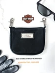 Harley Davidson Black Leather Clip Belt Bag Pouch Fanny Pack New Without Tags. Fixed Price $34.99.