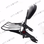 Adjustable Sissy Bar Backrest Luggage Rack For Harley Street Glide Road King 09+. Fixed Price $91.00.