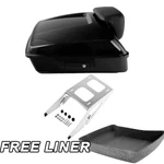 Black Chopped Trunk Pad Mount Rack Fit For Harley Sport Glide Flsb 2018-UP Tcmt. Fixed Price $309.99.