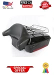 Chopped Pak Trunk Pack W/ Backrest Luggage Rack For 97-08 Harley Touring. Fixed Price $337.41.
