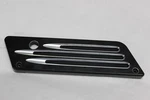 Harley Davidson Aftermarket Saddlebag Faceplate Left. Fixed Price $25.00.