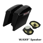 5" Stretched Extended Saddlebags W/ 6X9" Speaker Fit For Harley Touring 14-23. Fixed Price $359.99.