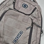 Ogio Excelsior Backpack W/ 17" Laptop Sleeve Pink And Blue Travel Sport Bag. Fixed Price $22.99.