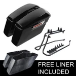 Hard W/conversion Brackets For Harley Softail Fatboy Flst. Fixed Price $229.80.
