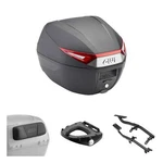 Givi C30 Black Red Top Case Kit For Yamaha 1000 FZ1 N 2006-2015. Fixed Price $220.17.