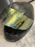 Icon Full Face Motorcycle Helmet Black Paisley Graphic Tinted V Stor Size. Fixed Price $220.00.