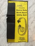 Vintage Summit Adjustable Nylon Tool Belt Black Quick Release Buckle One Size. Fixed Price $23.99.
