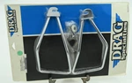 Drag Specialties DS-110859 Chrome Saddlebag Supports 00-17 Fxst/flst. Fixed Price $54.99.