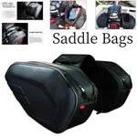 Us Pair Motorcycle Pannier Luggage Saddle Bags With Rain Cover 36-58L Double Kit. Fixed Price $80.00.