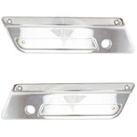 Hard Touring Bags Chrome Harley Davidson Flh Luggage Saddlebag Latch Cover. Fixed Price $34.99.