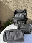Saddlemen SR860725A Motorcycle Back Seat Sissy Bar Bag Luggage Harley Honda. Fixed Price $125.00.
