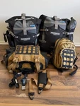 Mosko Moto Kit - 35L Pannier Set. 30L Duffle Bag. Tank Like New. Fixed Price $1490.00.