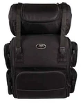 Milwaukee Leather SH680 Large Black Textile Motorcycle Sissy Bar Travel Bag. Fixed Price $152.99.