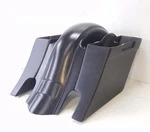09-2013 Stretched Harley 6" Inch Saddlebags/rear Replacement Fender No Lids. Fixed Price $671.00.