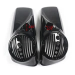 8'' Vivid Black Speaker Lids W/ Tweeter Port For Harley 2014 Up Touring Model. Fixed Price $170.95.