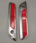 Oem Harley Chrome Saddlebag Hinge Latch Covers Fits Touring Street Glide 14-2023. Fixed Price $54.00.