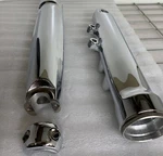 Harley Rocker Fxcw Softail Lower Fork Legs 2008 -2011 Custom Chrome (outright). Fixed Price $999.00.