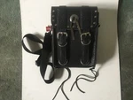 All American Rider Box Style Leather Bag. Fixed Price $44.00.