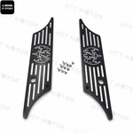 Cnc Hard Billet Aluminum Saddlebag Latch Cover Bat For Harley Touring 93-13 Bk. Fixed Price $21.94.