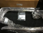 Genuine Harley Davidson 2014+ Touring Chrome Saddlebag Guard Rail Kit 90200561. Fixed Price $279.99.