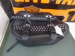 Harley Davidson 90476-09 Oem Used/nos Softail Left Black Saddlebag With Mount. Fixed Price $174.17.