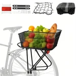 Bicycle Cargo Carrier Bracket Luggage Pannier Seat W/rear Basket. Fixed Price $39.99.