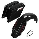 Stretched Hard Saddlebags Led Rear Fender System For Harley Electra Glide 93-08. Fixed Price $449.99.
