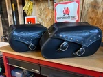 Kawasaki Vulcan 900 1700 2000 Classic Lt Left/right Rear Luggage Saddlebag Bags. Fixed Price $200.00.
