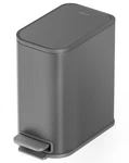 5 LITER/1.3 Gallon Small Bathroom Trash Can Lid Soft Close Step Pedal Gray. Fixed Price $46.33.