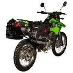 Tusk Pannier Racks With Pilot Bags Black/gray W/ Top For Kawasaki KLX300. Fixed Price $446.05.