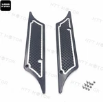 Black Edge Cut Billet Saddlebag Latch Cover For Harley Touring Hard Bags 93-13. Fixed Price $20.31.