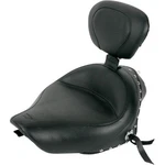 Mustang Wide Touring Studded Solo Seat With Driver Backrest W/ Deep Pocket 79439. Fixed Price $715.00.