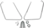 Drag Specialties Chrome Saddlebag Support Brackets 77-0070 For Harley Davidson. Fixed Price $127.15.