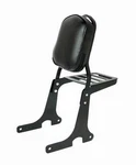 Rear Seat Spaan Black With Luggage Rack Kawasaki Vulcan EN500 (spoked Wheels). Fixed Price $393.32.