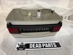 Harley Nos White Pearl Gray Burgundy Pin Striped Tour Pak Bottom New 53174-03ZY. Fixed Price $450.00.