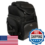 Milwaukee Performance SH689 Black Large Nylon Sissy Bar Bag Back Pack Straps. Fixed Price $293.09.