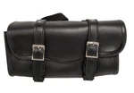 Xelement Black Leather Motorcycle Saddlebag Tool Water Resistant Biker New. Fixed Price $59.99.