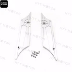 Chrome Aluminum Saddlebag Latch Kit Hinge Cover For Harley 93-13 Touring Models. Fixed Price $20.86.