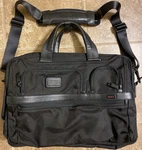 Tumi Black Ballistic Nylon Messenger/shoulder Bag Padded Partitions 26180D2. Fixed Price $100.00.