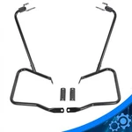 Black Saddlebags Support Bracket Guard For 14+ Harley Touring Street Road Glide. Fixed Price $42.90.