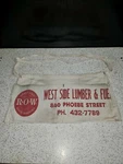 Vintage West Side Lumber & Fuel Nail Pouch/apron Green Bay , Wisconsin. Fixed Price $29.95.