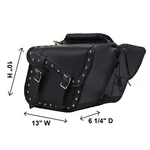 2PC Motorcycle Waterproof Saddlebags Fits Suzuki Intruder Volusia Vl Vs - UD22. Fixed Price $131.00.