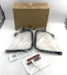 Oem Harley 46548-03 Black Rear Left Right Saddlebag Guards Pair 97-08 Touring. Fixed Price $131.40.