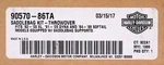 Harley-davidson Throwover Saddlebag Hardware Kit Part Number 90570-86TA. Fixed Price $83.19.