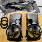 8" Speaker Lids W/ Tweeter Port For Harley Road King Street Electra Glide 94-13. Fixed Price $149.95.