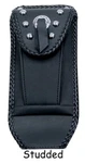 Mustang 93329 Gas Tank Pouch Bib Studded For 86-03 Harley Sportster 27387. Fixed Price $105.00.