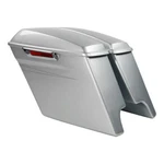 5" Stretched Hard Saddlebags Fit For Harley Touring 14-23 Brilliant Silver Pearl. Fixed Price $599.99.