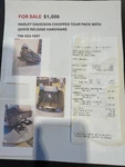 Harley Davidson Black Chopped Tour Pack. Fixed Price $1000.00.
